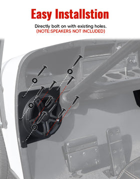 LUXEMOTO space-saving design preserves legroom and storage in the cart