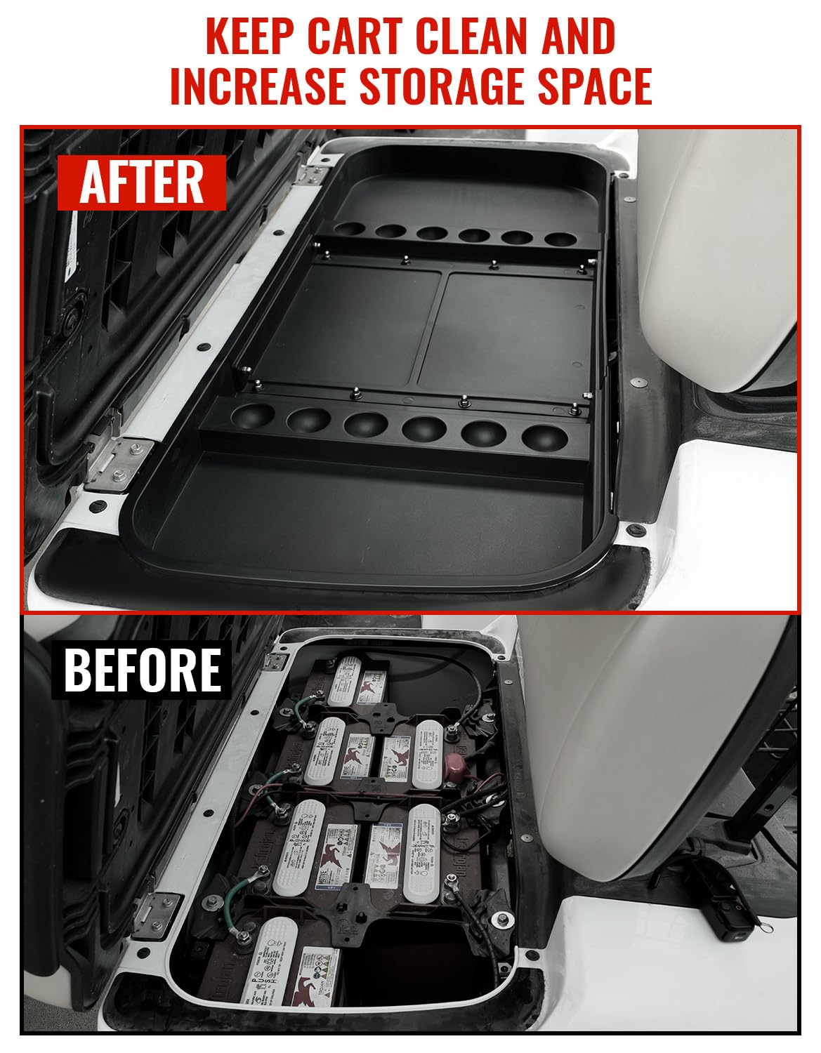 Yamaha G29 Drive2 tray with partitions for categorized items by LUXEMOTO