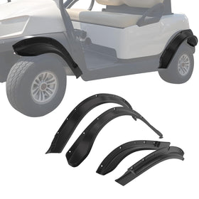 LUXEMOTO Tempo front fender flare shields the cart from mud
