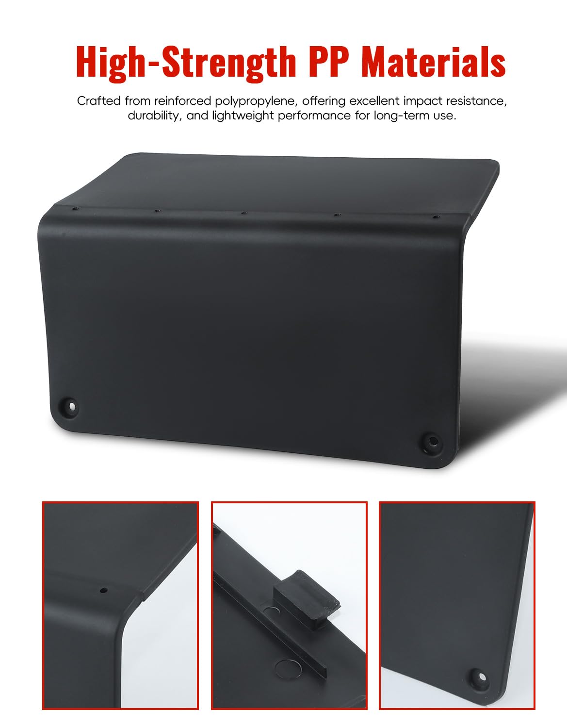 LUXEMOTO Yamaha G14-G22 panel demonstrates weather-resistant protection from rocks.