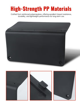 LUXEMOTO Yamaha G14-G22 panel demonstrates weather-resistant protection from rocks.