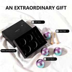 LUXPACE premium gift box packaging for golfers.