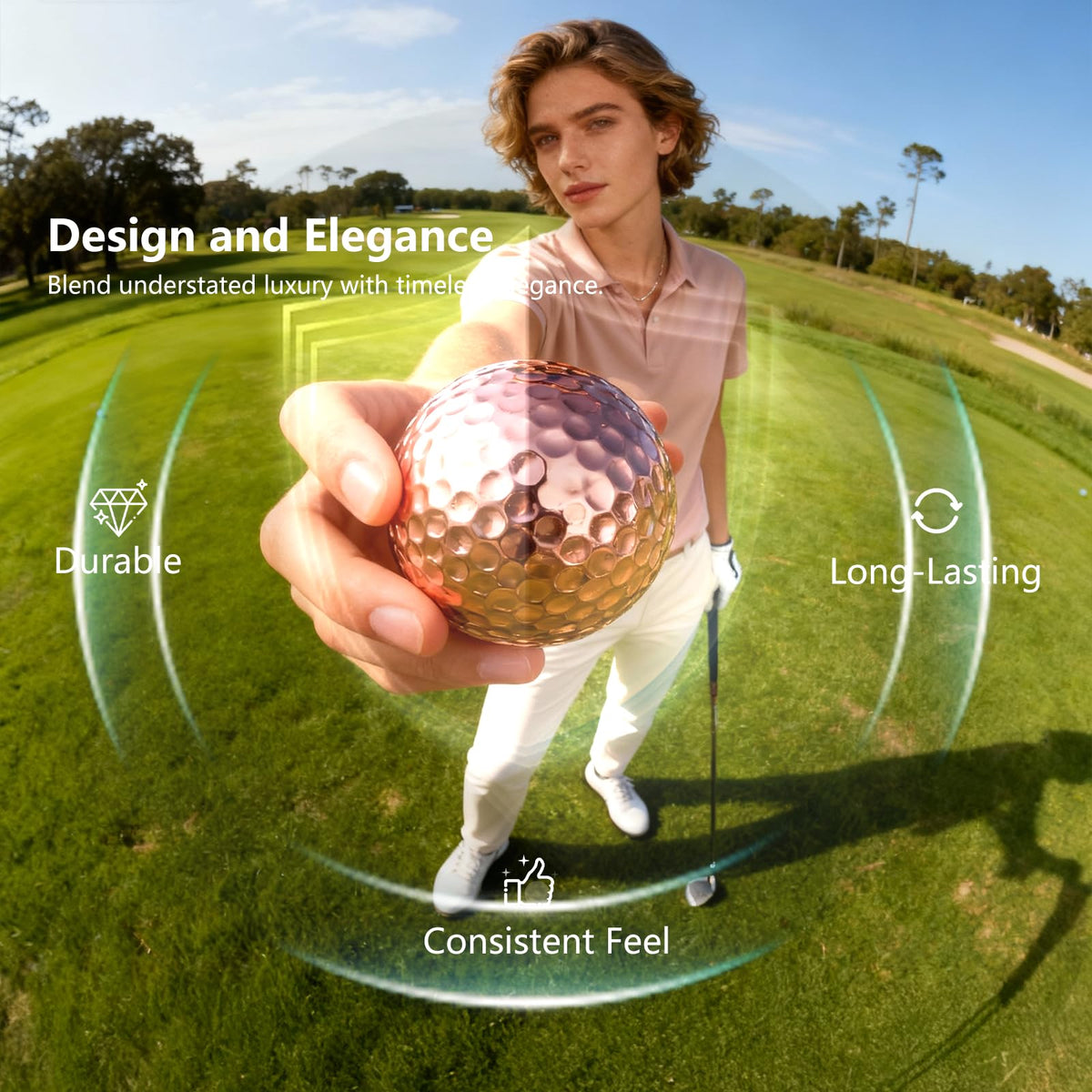 LUXPACE Surlyn cover enhances greenside control and soft touch