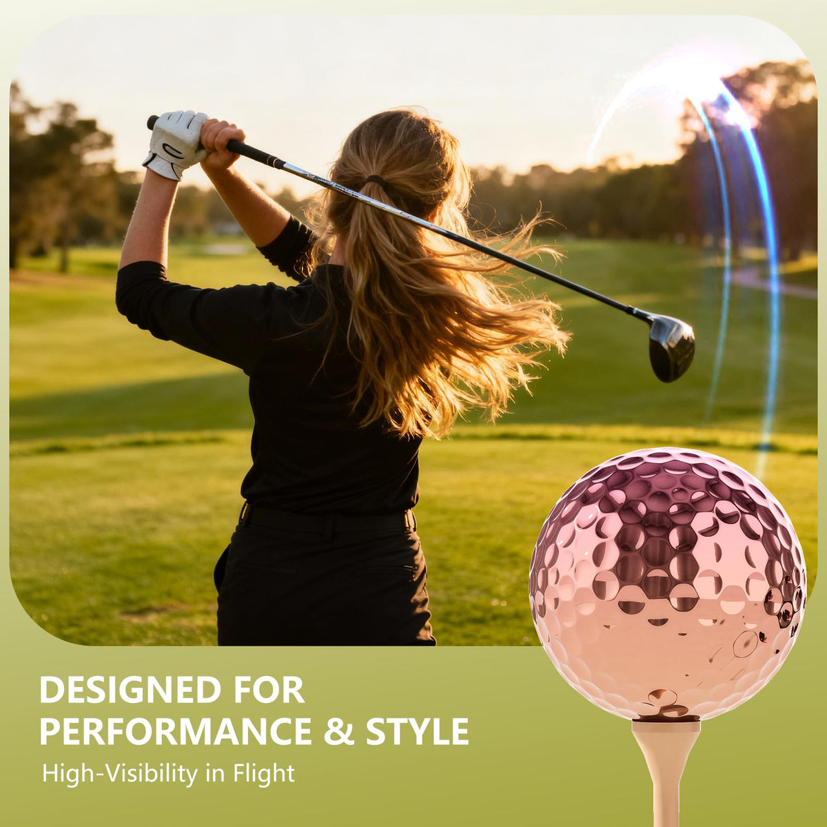 LUXPACE tour performance ball delivers greenside control and responsive feel