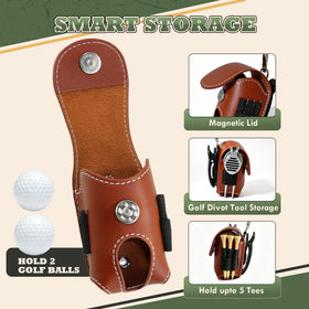 LuzySombral bamboo tees (3-pack) for stable, natural drives on every hole.