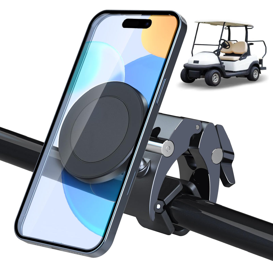 lxuraduy magnetic golf cart phone holder ezgo—secure, accessible mounting for on-the-go calls and navigation.