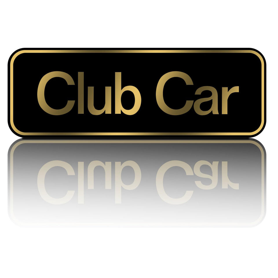LY 5KYSON tempo front emblem restores authentic branding on Club Car Tempo.