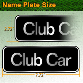 LY 5KYSON Tempo name plate with adhesive backing for quick install