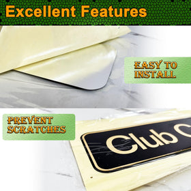 Durable LY 5KYSON material resists fading and corrosion on tempo badge.