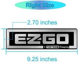 LY 5KYSON EZGO front badge replacement for TXT models