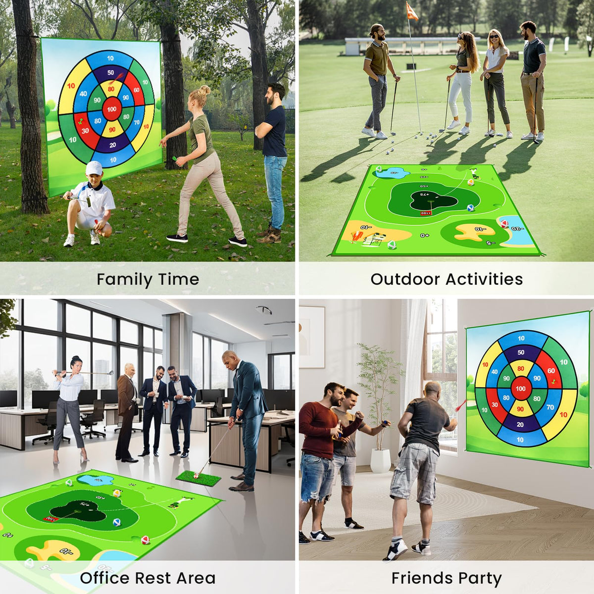LYDARZ Battle Golf mat indoor-practice ideal for compact spaces and focused chipping drills.