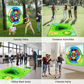 LYDARZ Battle Golf mat indoor-practice ideal for compact spaces and focused chipping drills.