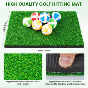 LYDARZ Battle Golf mat party-fun perfect for indoor and outdoor gatherings and competitions.
