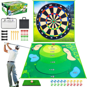 LYDARZ Battle Golf Set double-sided mat for versatile indoor and outdoor play, great for family fun
