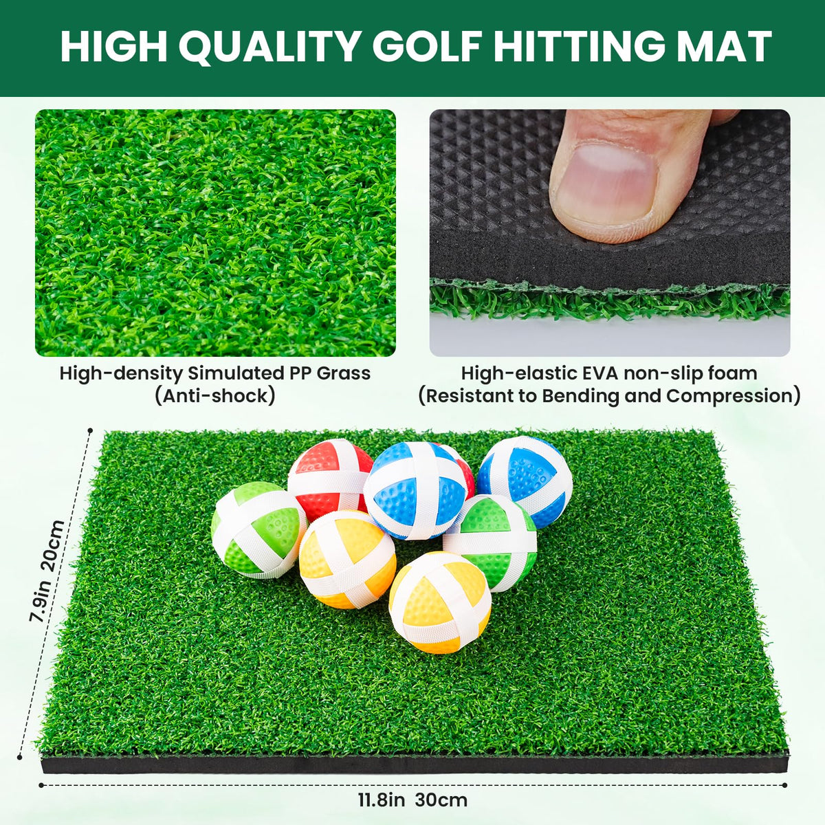 LYDARZ Battle Golf Set depicted indoors and outdoors for flexible use