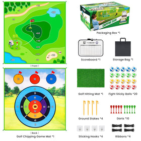 LYDARZ chipping practice mat helps improve focus and consistency