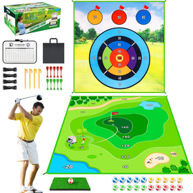 LYDARZ golf chipping mat double-sided for versatile indoor or outdoor practice