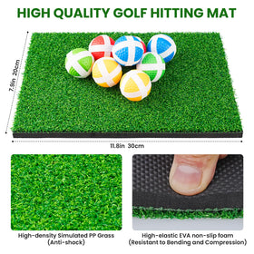LYDARZ all-weather golf mat designed for durability in any weather