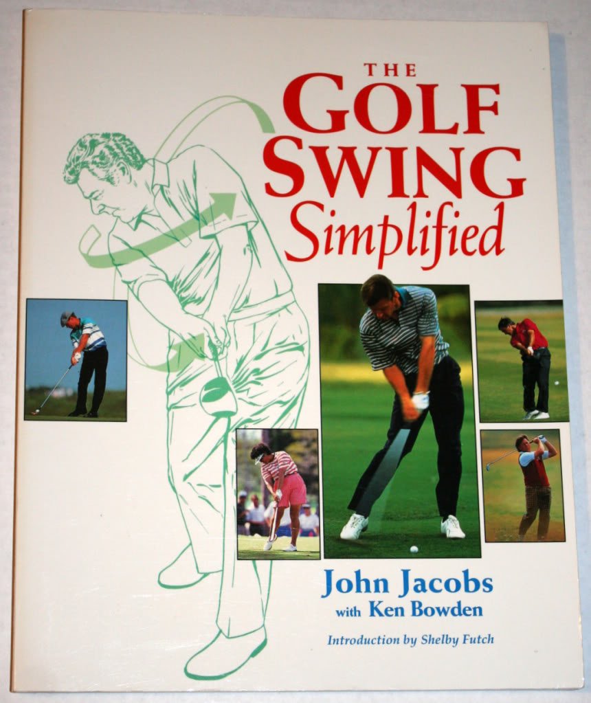 Lyons Press The Golf Swing Simplified cover with two-color illustrations for quick, beginner-friendly learning.