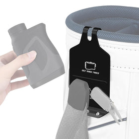 LZFAN Golf Bag Attachment landing pad holds rangefinder securely on the course.