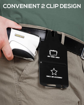 LZFAN rangefinder-accessory-area keeps essential tools within reach on the bag.