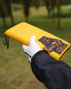 LZFAN compact golf travel case fits neatly in bag or cart.
