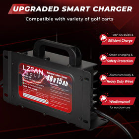 LZFAN 16ft reach cable shown enabling flexible vehicle placement