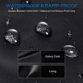 1680D nylon offers waterproof and dustproof protection.