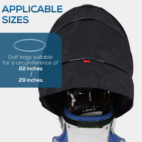 Interior lining helps keep clubs cooler on hot days.