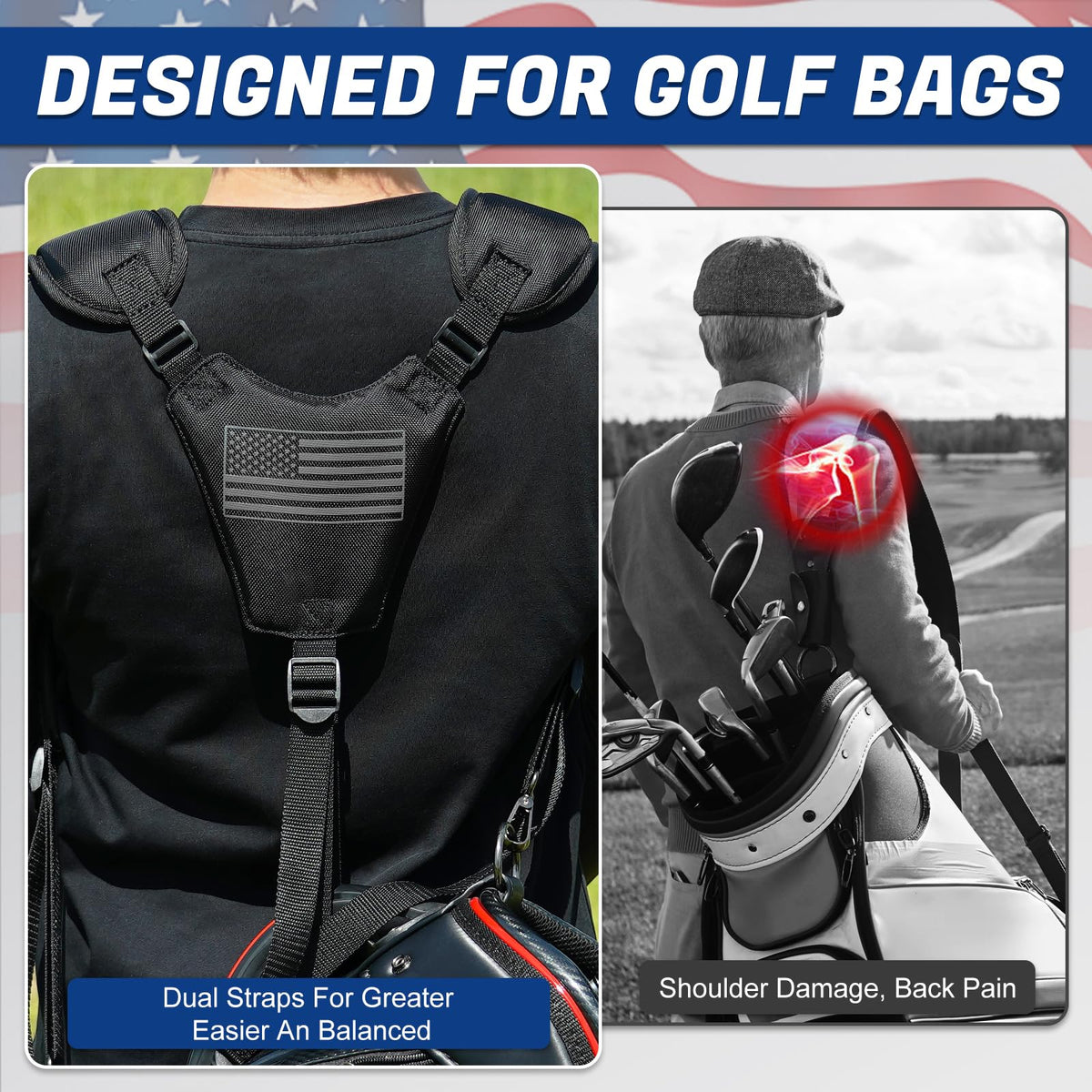 LZFAN double-shoulder design provides balanced weight distribution for comfortable all-day use.