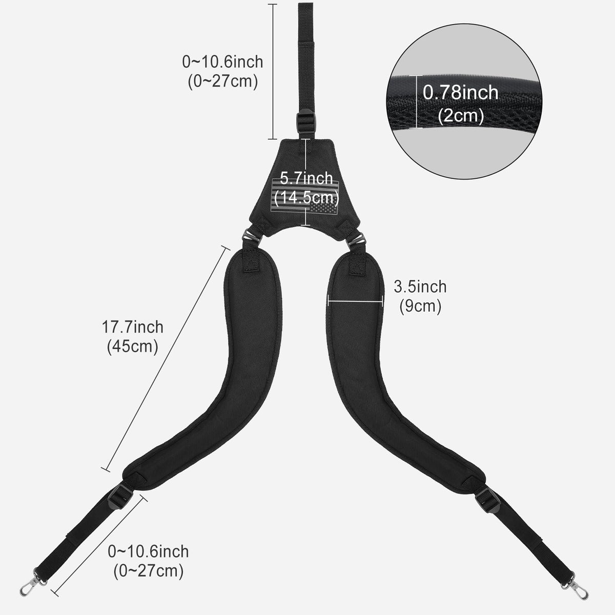 LZFAN sailcloth-style strap design blends durability and lightweight comfort.