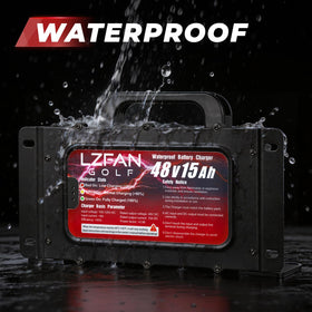 LZFAN lightweight charger at 5.5 lbs for easy transport