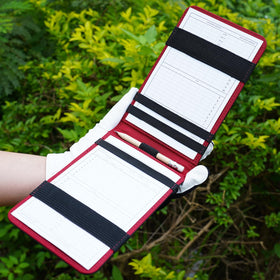 LZFAN standard 4-5x7-inch size fits most scorecards without folding