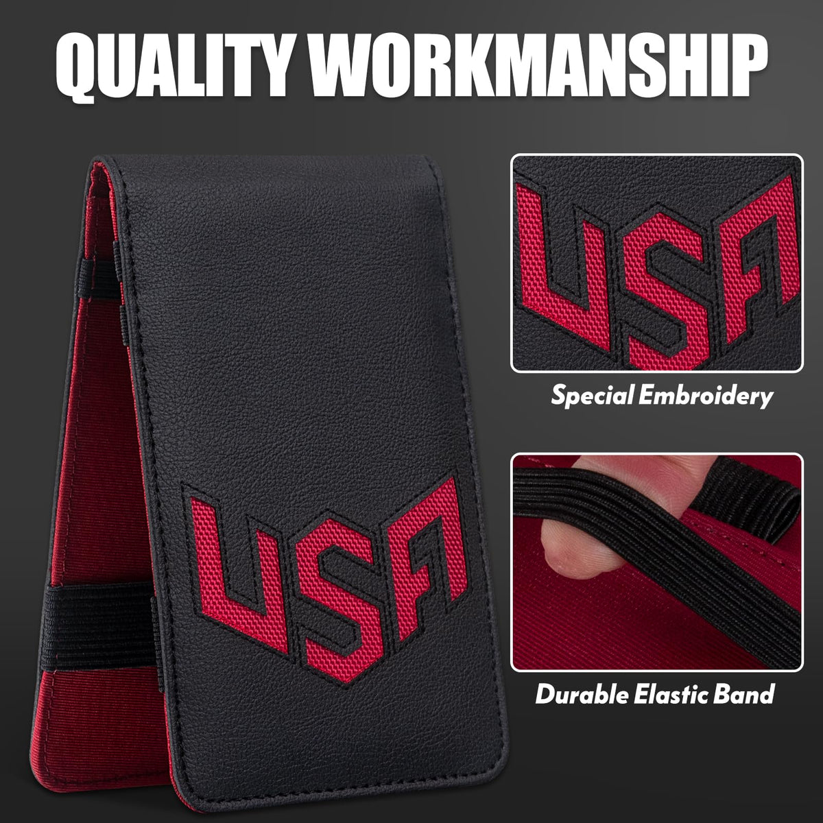 LZFAN yardage book cover protecting cards on the green