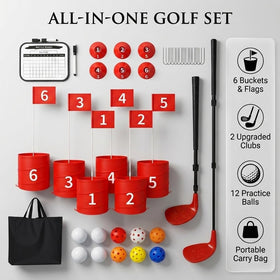 LZHZH family-friendly golf set, great for kids and adults