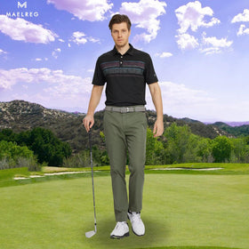 M MAELREG dress pants olive green, back view showing 5-pocket layout for daily carry