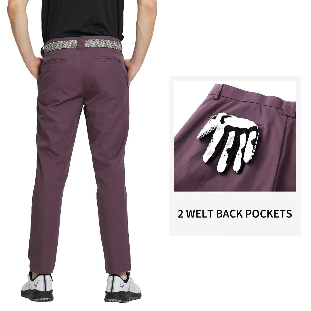 M MAELREG golf pants pocket-detail highlights hidden zipper pocket for valuables