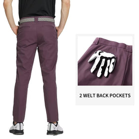 M MAELREG golf pants pocket-detail highlights hidden zipper pocket for valuables