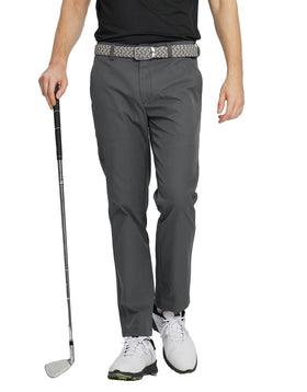 M MAELREG golf pants front view with slim fit and five functional pockets.