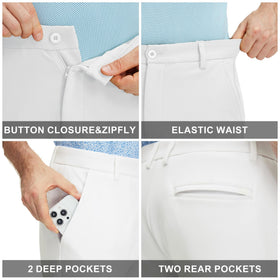 M MAELREG golf pants inner waistband silicone strip prevents slipping
