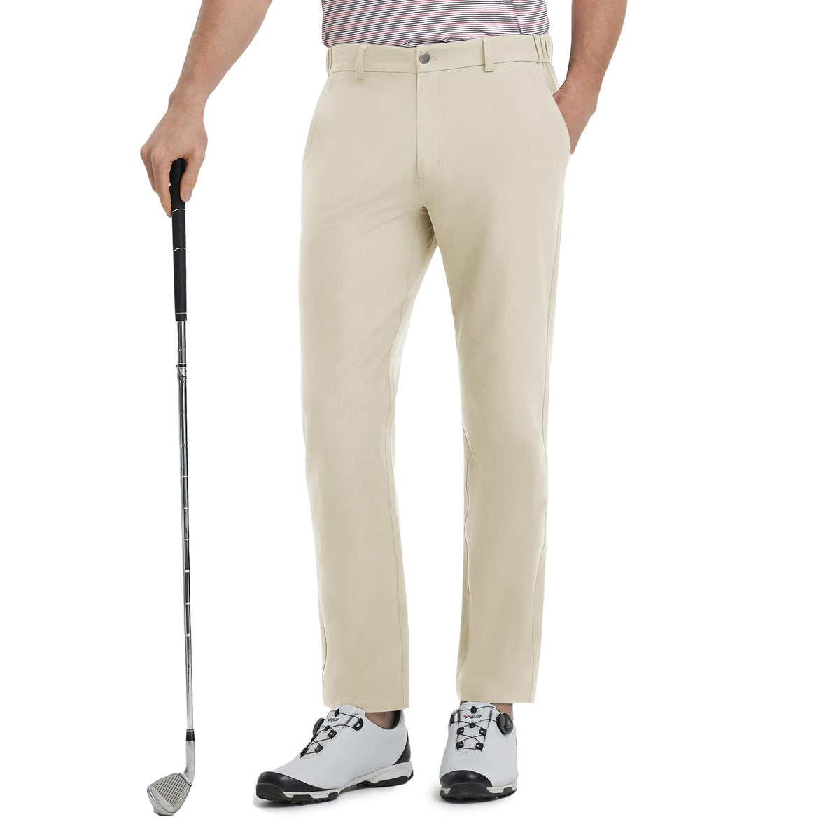 M MAELREG golf pants water-resistant finish handles light rain