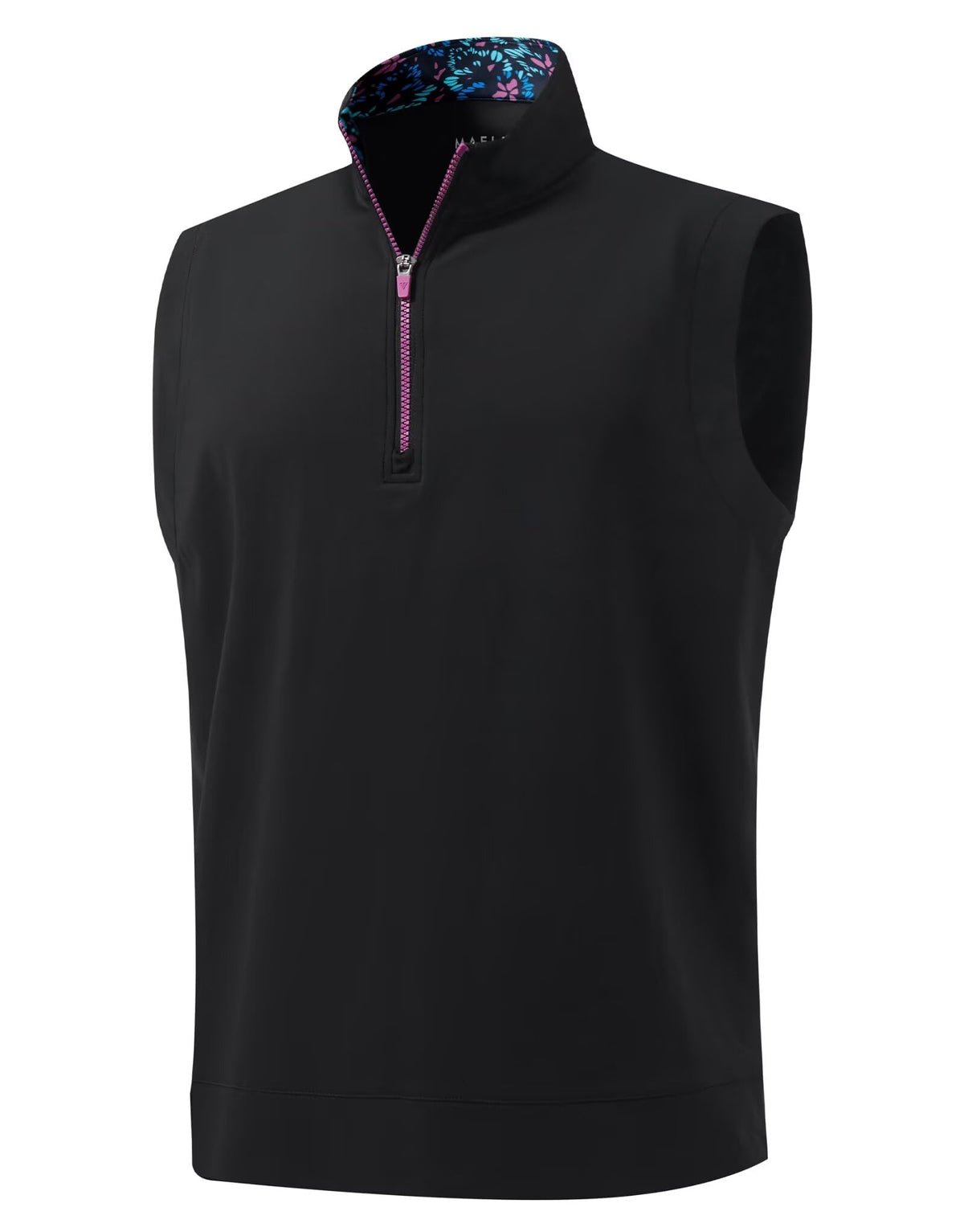 M MAELREG golf vest front view, versatile for golf and daily wear.