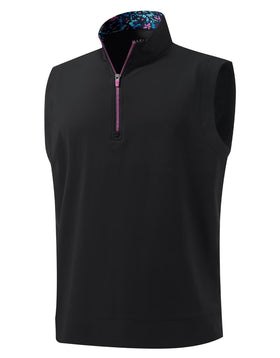 M MAELREG golf vest front view, versatile for golf and daily wear.
