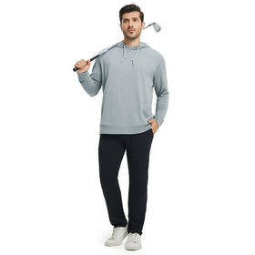 M MAELREG hoodie pocket design showing secure, lightweight storage.