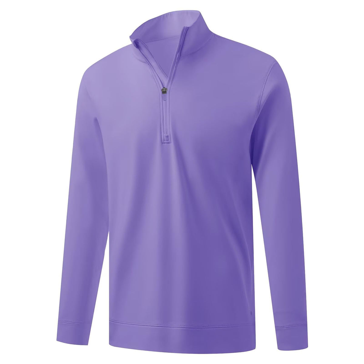 M MAELREG lavender quarter zip pullover for warmth during outdoor activity
