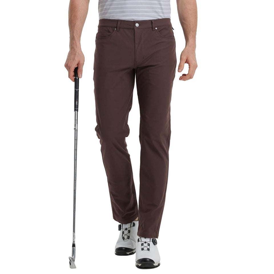 M MAELREG men's business casual pants front view highlighting lightweight, breathable fabric