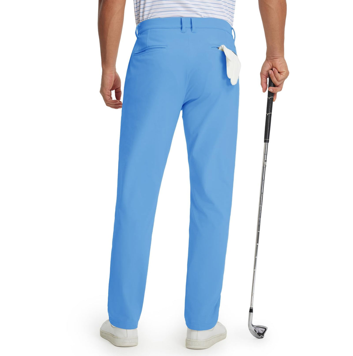 M MAELREG golf pants with back pockets to secure valuables during play