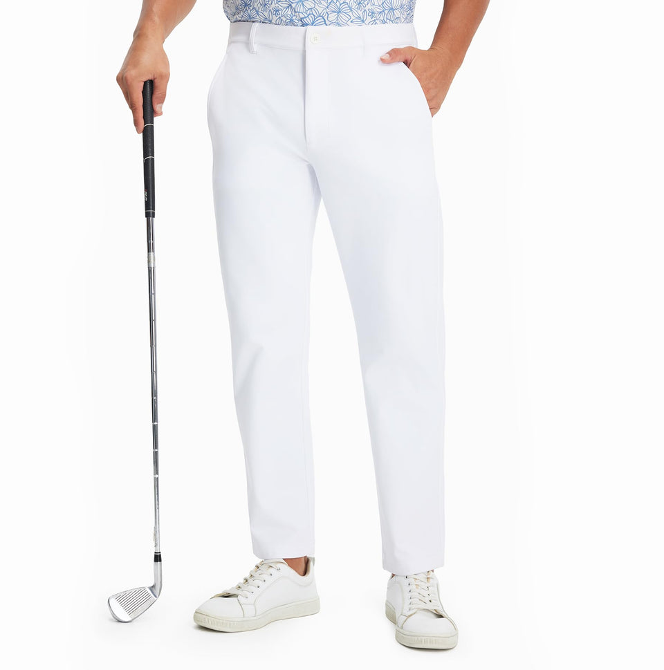 M MAELREG men's golf pants with four-pocket design for secure on-course storage.