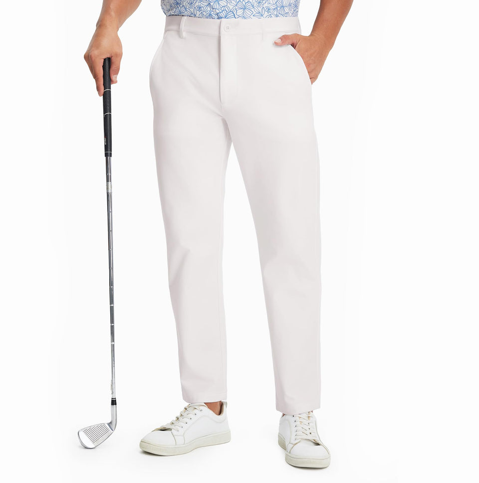 M MAELREG men's golf pants with stretch front pockets for quick access on the course.