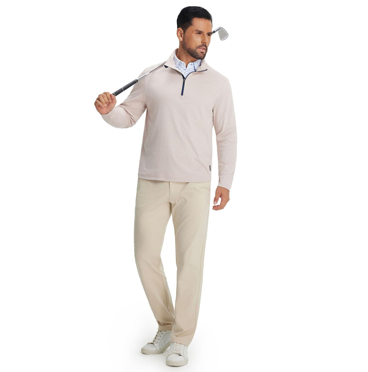 M MAELREG men's golf pants with warm fleece interior for chilly mornings
